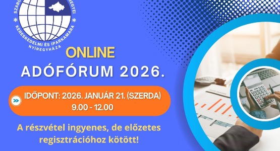 Online Adófórum 2026.