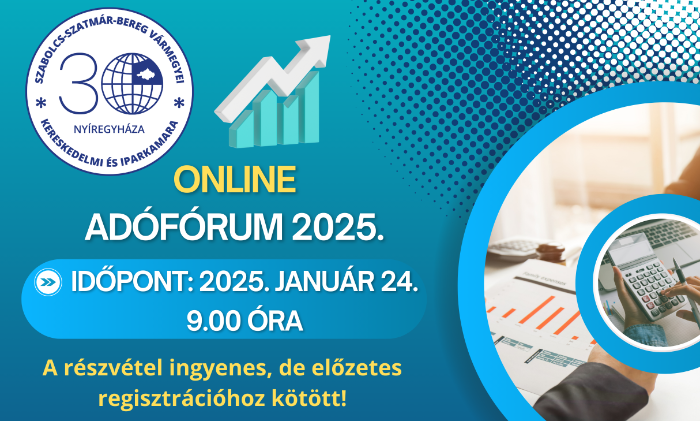 Online Adófórum 2025.