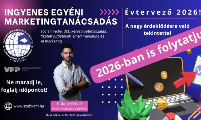 Ingyenes online marketing évtervező tanácsadás vállalkozóknak