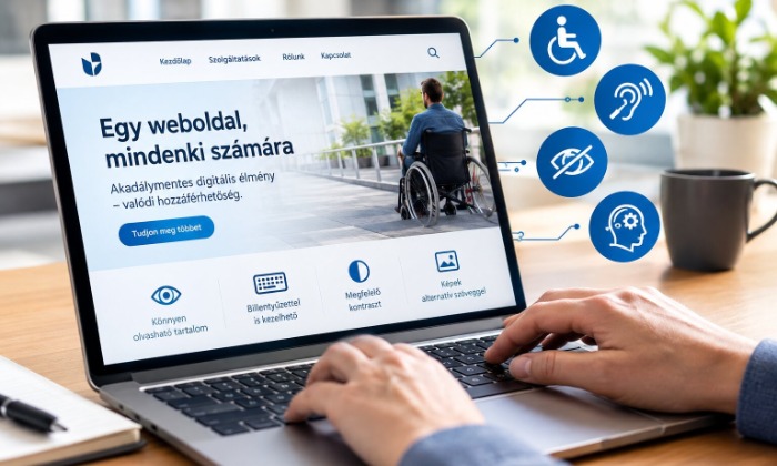 Akadálymentes weboldal: már nemcsak társadalmi felelősség, hanem üzleti és jogi kérdés is