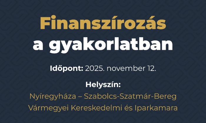 Finanszírozás a gyakorlatban