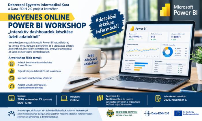 Ingyenes online Power BI workshop segíti a vállalkozások adatvezérelt döntéseit