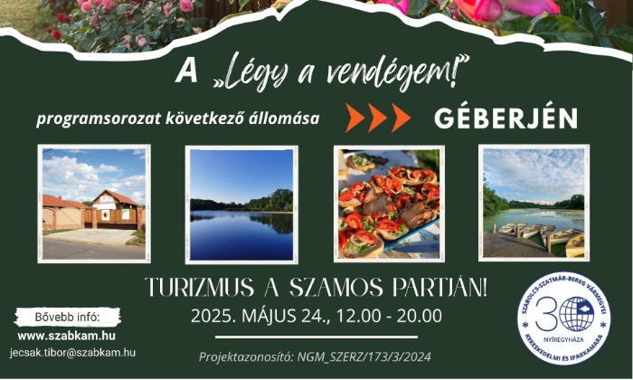 „Turizmus a Szamos partján” – Szakmai nap turisztikai vállalkozásoknak Géberjén szívében
